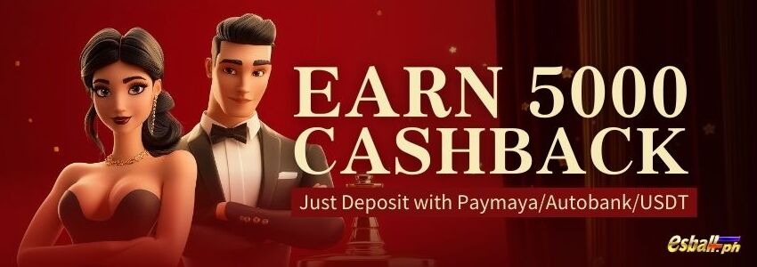 Earn 5000 Cashback: Just Deposit with Paymaya/Autobank/USDT