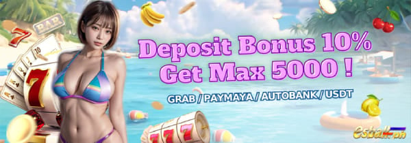 Online Casino Free Deposit Bonus 5000 on Grab/Paymaya/Autobank/USDT