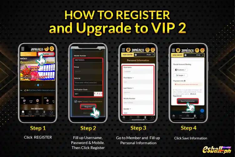 Register at Log In EsballPH