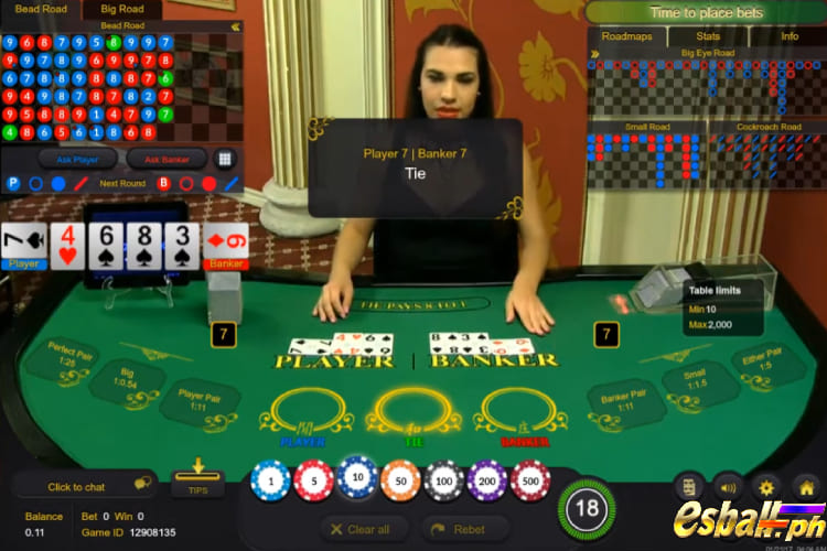 Baccarat Live Casino, Ezugi Baccarat Game Rules