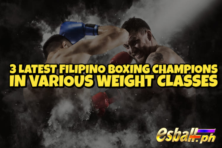 3 Pinakabagong Filipino Boxing Champions sa Iba't ibang Weight Classes