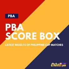 PBA Score Box, Pinakabagong Resulta ng mga laban sa Philippine Cup